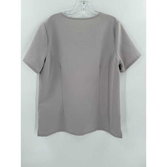 Figs Womens Gray Catarina One Pocket Scrub Top LARGE V Neck Technical Collection - Picture 5 of 9